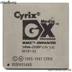 Cyrix MediaGX GXm-233BP silver Cyrix MediaGX GXm-233BP silver