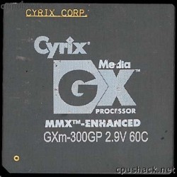 Cyrix MediaGXm-300GP 2.9V 60C