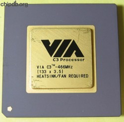 Cyrix Via C3-466MHz diff logo