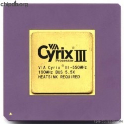 VIA Cyrix III-550MHz VIA Cyrix III-550MHz