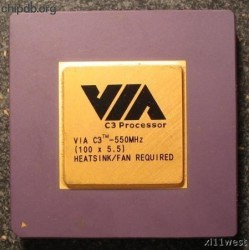 VIA C3-550MHz diff logo