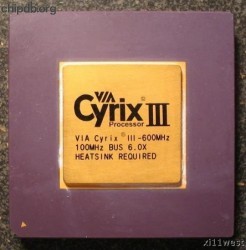 VIA Cyrix III-600MHz diff logo VIA Cyrix III-600MHz diff logo
