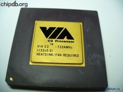 VIA C3-733AMHz diff logo
