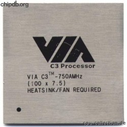 Cyrix VIA C3-750AMHz Cyrix VIA C3-750AMHz