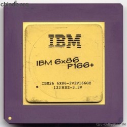 IBM 6x86 P166+ 6x86-2V2P166GE 3.3V diff font