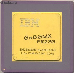 IBM 6x86MX PR233 6x86MX-BVAPR233GC 75 MHz bus