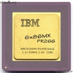 IBM 6x86MX PR266 6x86MX-BVAPR266GE IBM 6x86MX PR266 6x86MX-BVAPR266GE