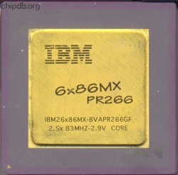 IBM 6x86MX PR266 6x86MX-BVAPR266GF IBM 6x86MX PR266 6x86MX-BVAPR266GF