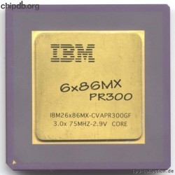IBM 6x86MX PR300 6x86MX-CVAPR300GF IBM 6x86MX PR300 6x86MX-CVAPR300GF