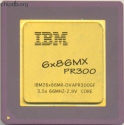 IBM 6x86MX PR300 6x86MX-DVAPR300GF IBM 6x86MX PR300 6x86MX-DVAPR300GF