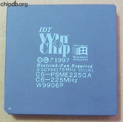 IDT WinChip C6-PSME225GA diff logo