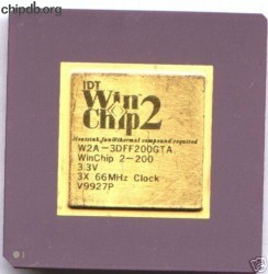IDT Winchip2 W2A-3DFF200GTA diff logo 2