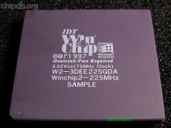 IDT Winchip2 W2-3DEE225GDA SAMPLE IDT Winchip2 W2-3DEE225GDA SAMPLE