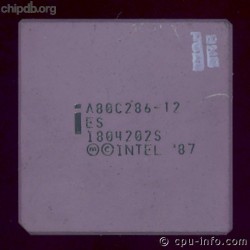 Intel A80C286-12 ES