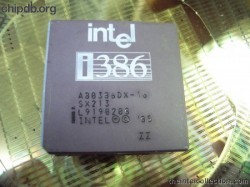 Intel A80386DX-16 SX213