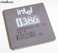 Intel A80386DX-25 SD18