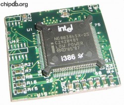 Intel NG80386SX-25 LOW POWER Intel NG80386SX-25 LOW POWER