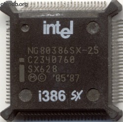 Intel NG80386SX-25 SX628 Intel NG80386SX-25 SX628