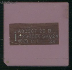 Intel A80387-20 B SX024