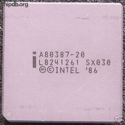 Intel A80387-20 SX030