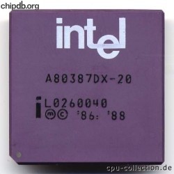 Intel A80387DX-20 Intel A80387DX-20