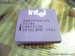 Intel A80387DX-25 SX106