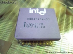 Intel A80387DX-33 Intel A80387DX-33