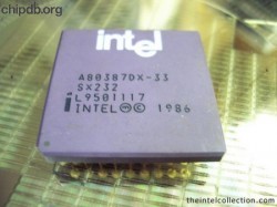 Intel A80387DX-33 SX232