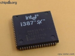 Intel N80387SX-16 SX237 Intel N80387SX-16 SX237