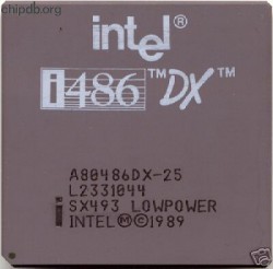 Intel A80486DX-25 SX493 LOWPOWER