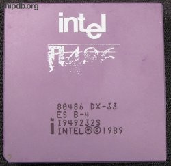 Intel 80486 DX-33 ES B-4