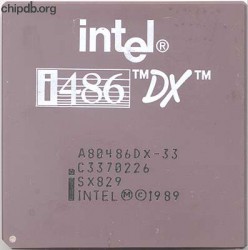Intel A80486DX-33 SX829