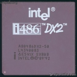 Intel A80486DX2-50 SX808