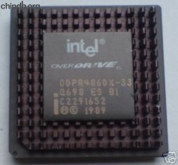 Intel Overdrive ODPRD486DX-33 Q698 ES