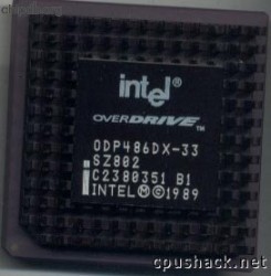 Intel ODP486DX-33 SZ802 Intel ODP486DX-33 SZ802