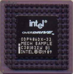 Intel ODP486DX-33 MECH SAMPLE Intel ODP486DX-33 MECH SAMPLE