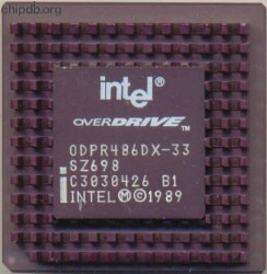 Intel ODPR486DX-33 SZ698 Intel ODPR486DX-33 SZ698