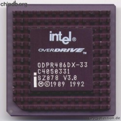Intel ODPR486DX-33 SZ878 V3.0