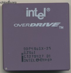 Intel ODP486SX-25 SZ861 Intel ODP486SX-25 SZ861