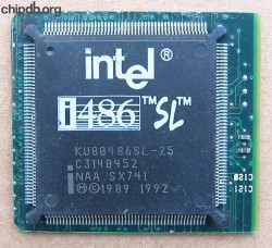 Intel KU80486SL-25 SX741 Intel KU80486SL-25 SX741