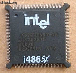 Intel KU80486SX-20 KRA0