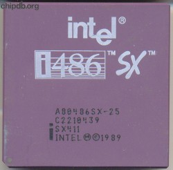 Intel A80486SX-25 SX411