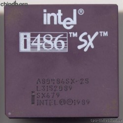Intel A80486SX-25 SX679
