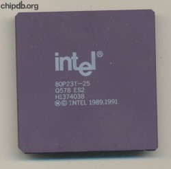 Intel ODP486SX-25 80P23T-25 Q578 ES2 Intel ODP486SX-25 80P23T-25 Q578 ES2