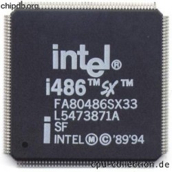Intel FA80486SX33