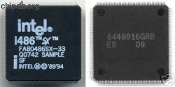 Intel FA08486SX-33 Q0742 ES