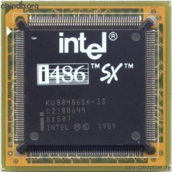 Intel KU80486SX-33 SX587