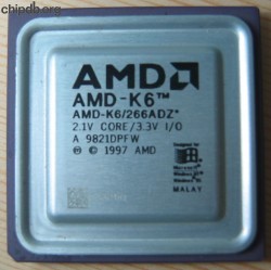 AMD AMD-K6/266ADZ* printed AMD AMD-K6/266ADZ* printed