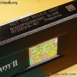 Intel Pentium II 80522PX233512EC SL268 not for resale Q337