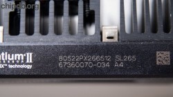 Intel Pentium II 80522PX266512 SL265 A4 (USA)